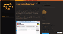 Desktop Screenshot of bowlinmaster.wordpress.com