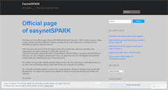 Desktop Screenshot of easynetspark.wordpress.com