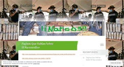 Desktop Screenshot of parlaiso.wordpress.com
