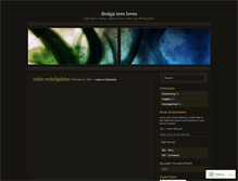 Tablet Screenshot of designtoveloves.wordpress.com