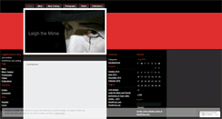 Desktop Screenshot of leighthemime.wordpress.com