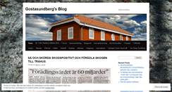 Desktop Screenshot of gostasundberg.wordpress.com