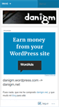Mobile Screenshot of danigm.wordpress.com