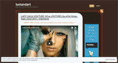 Desktop Screenshot of lustandart.wordpress.com