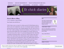 Tablet Screenshot of fitchickdiaries.wordpress.com