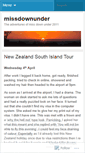 Mobile Screenshot of missdownunder.wordpress.com