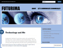 Tablet Screenshot of futurima.wordpress.com