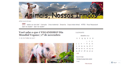 Desktop Screenshot of animaisnossosirmaos.wordpress.com