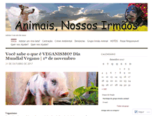 Tablet Screenshot of animaisnossosirmaos.wordpress.com