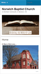Mobile Screenshot of norwichbaptist.wordpress.com