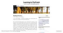 Desktop Screenshot of learningtoflycrash.wordpress.com