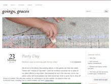 Tablet Screenshot of goingsgraces.wordpress.com