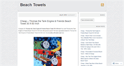 Desktop Screenshot of beachtowels21.wordpress.com