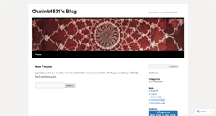 Desktop Screenshot of chatinb4531.wordpress.com