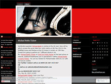 Tablet Screenshot of michaelbubletickets.wordpress.com