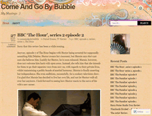 Tablet Screenshot of comeandgobybubble.wordpress.com