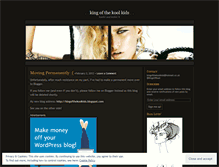 Tablet Screenshot of kingofthekoolkids.wordpress.com
