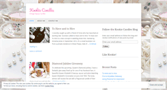 Desktop Screenshot of kookiecandles.wordpress.com