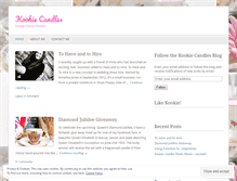 Tablet Screenshot of kookiecandles.wordpress.com
