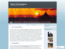 Tablet Screenshot of anuradhapura.wordpress.com