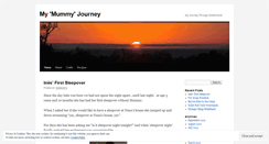 Desktop Screenshot of mymummyjourney.wordpress.com