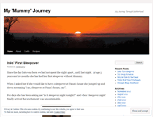 Tablet Screenshot of mymummyjourney.wordpress.com