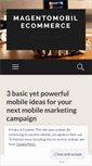 Mobile Screenshot of magentomobilecommerce.wordpress.com