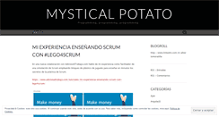 Desktop Screenshot of mysticalpotato.wordpress.com