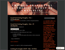 Tablet Screenshot of chicagotranauthority.wordpress.com