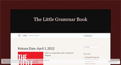 Desktop Screenshot of littlegrammarbook.wordpress.com