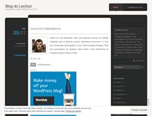 Tablet Screenshot of leygun.wordpress.com