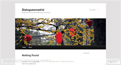 Desktop Screenshot of dialoguesmadrid.wordpress.com