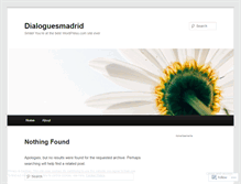 Tablet Screenshot of dialoguesmadrid.wordpress.com