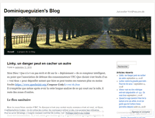 Tablet Screenshot of dominiqueguizien.wordpress.com