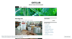 Desktop Screenshot of eatclub.wordpress.com