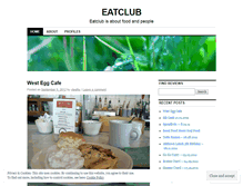 Tablet Screenshot of eatclub.wordpress.com