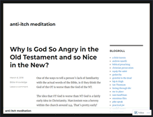 Tablet Screenshot of antiitchmeditation.wordpress.com