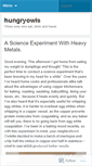Mobile Screenshot of hungryowls.wordpress.com