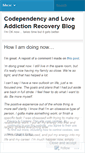 Mobile Screenshot of myrecovery.wordpress.com