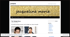 Desktop Screenshot of jvmarie.wordpress.com