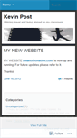 Mobile Screenshot of kevinpost.wordpress.com