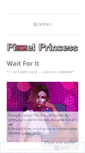 Mobile Screenshot of pixxelprincess.wordpress.com