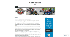 Desktop Screenshot of clubedokart.wordpress.com