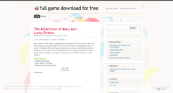 Desktop Screenshot of fullgamesdownload.wordpress.com