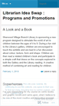 Mobile Screenshot of librarianideaswap.wordpress.com
