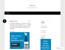 Tablet Screenshot of bikefem.wordpress.com