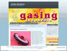 Tablet Screenshot of gasingindonesia.wordpress.com