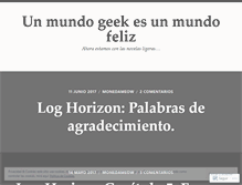 Tablet Screenshot of monedameow.wordpress.com