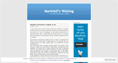 Desktop Screenshot of markt60.wordpress.com