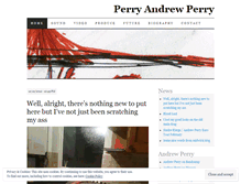 Tablet Screenshot of perryandrewperry.wordpress.com